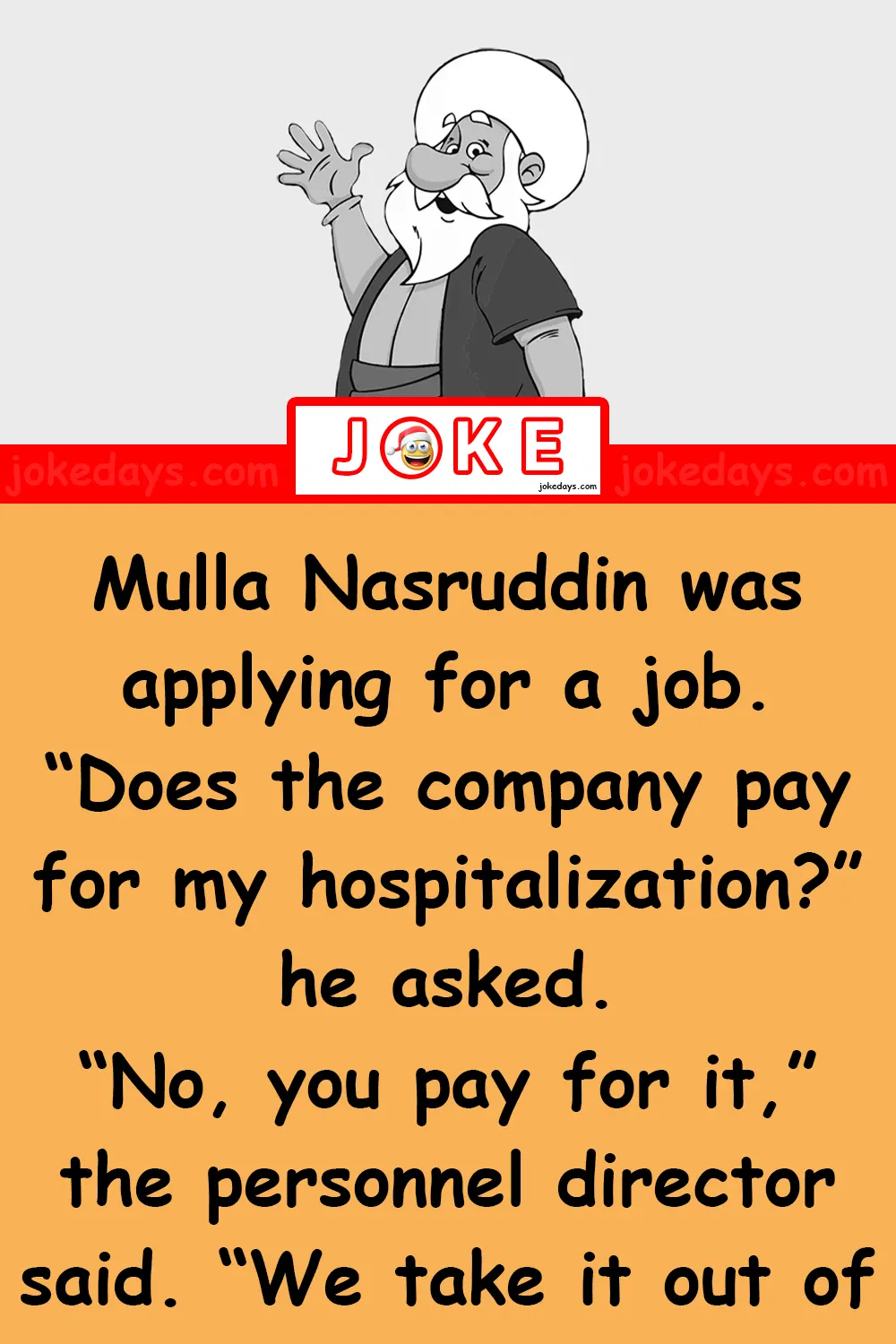 New Job Interview – Joke