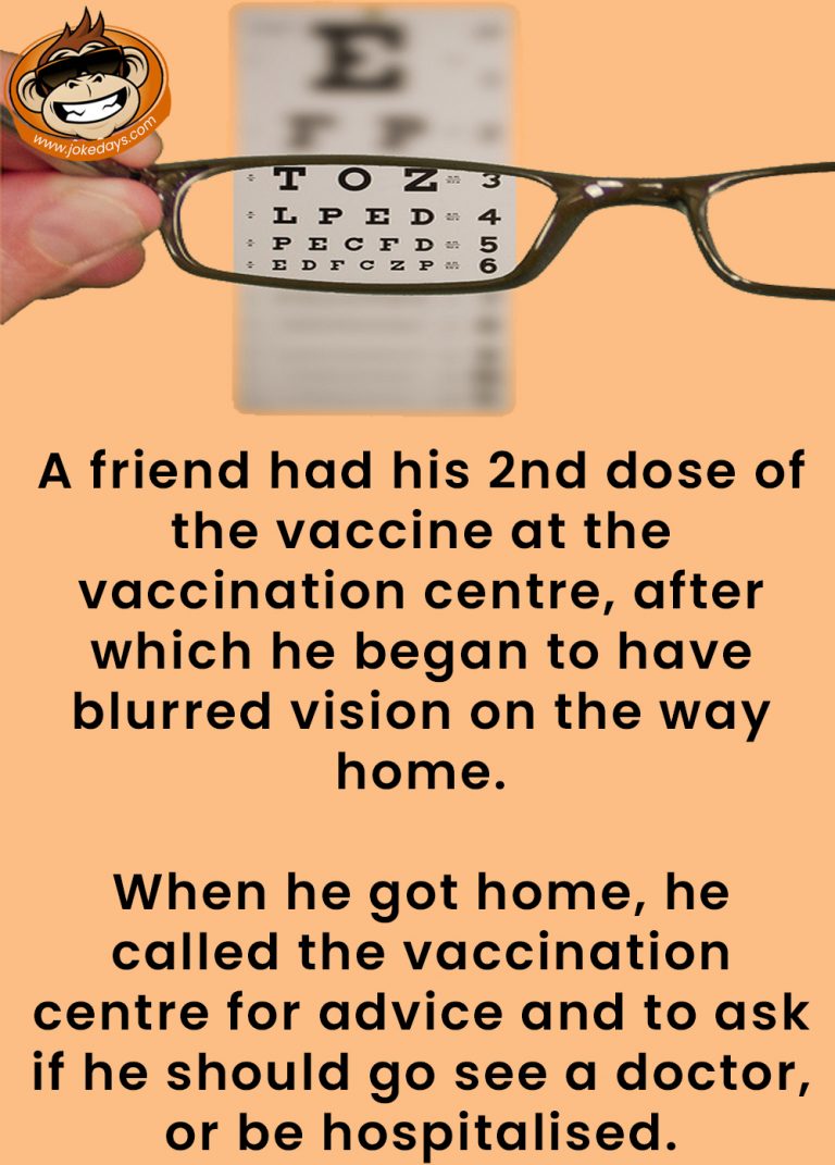 The Vaccine And Blurred Vision